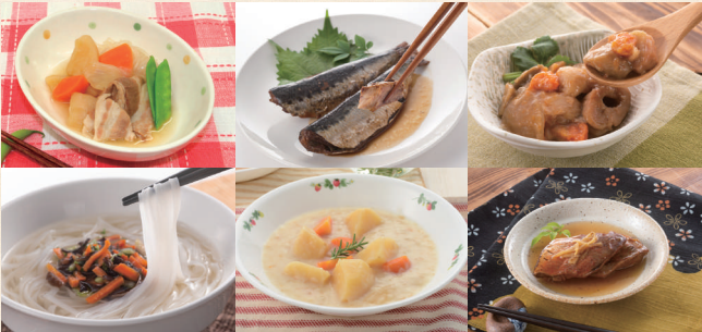 和食も洋食も。お好みに合わせて選べる非常食